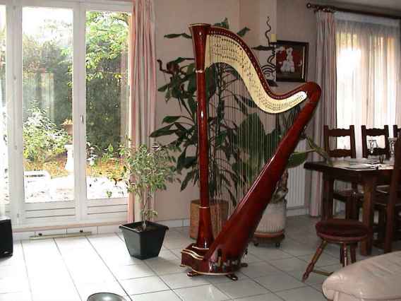 Harpe camac modèle atlantide 47 cordes