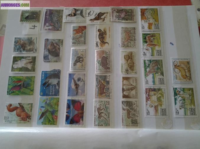 Timbres theme : LES ANIMAUX N* 4