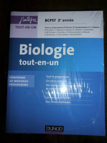 Livre Biologie BCPST2ième année