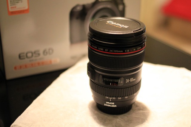 Canon 6d caméra avec Canon EF 24 - 105mm lentille