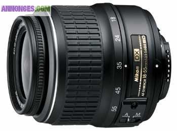 Vends Pack Reflex Nikon D40X Obj 18-55 obj 55-200