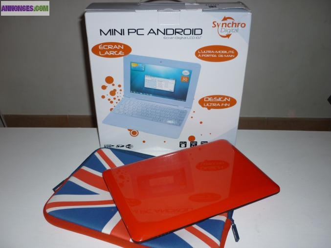 MINI PC ANDROID ROUGE