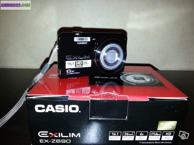 Appareil photo Casio 16.1Mgpx NEUF + SD 2Go
