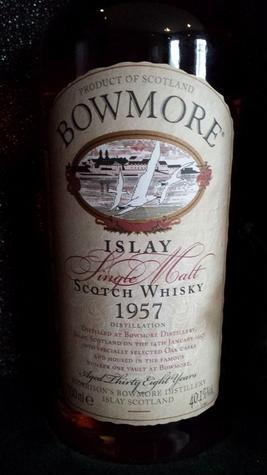Bowmore 1957 Whisky Très Rare Collectionneurs uniques article