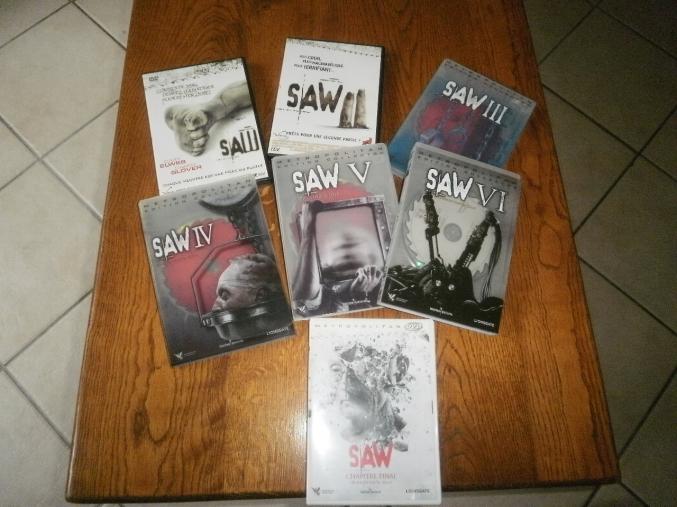 7 dvd de la série SAW
