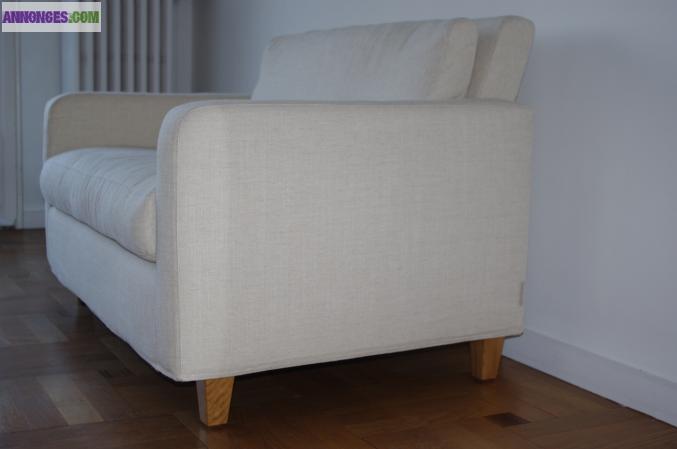 Canapé Compact Chester Habitat Tissu