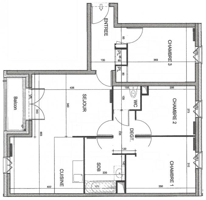 FRANCONVILLE - Appartement neuf à Louer - 4 pieces