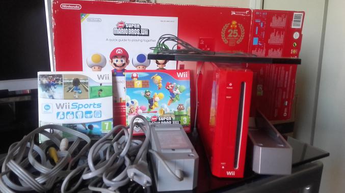 Pack Nintendo Wii 25ème anniversaire de Mario
