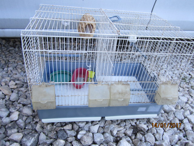 3 cages d'oiseaux