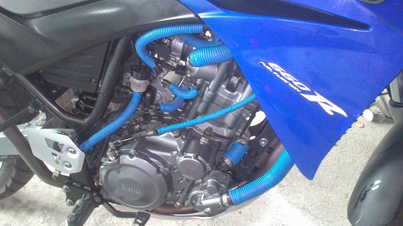 Yamaha YZF R125 bleu