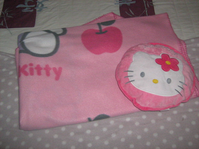 Parure draps housse HELL KITTY
