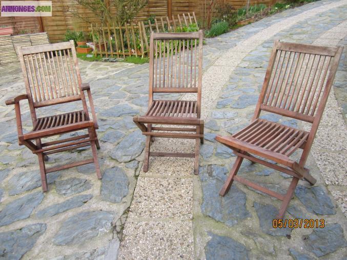 Chaises et fauteuils de jardin