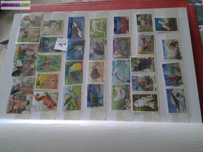 Timbres theme : LES ANIMAUX N* 1