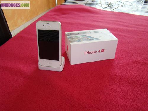 Apple iPhone 4S (Dernier Modèle) - 32 Go - Blanc