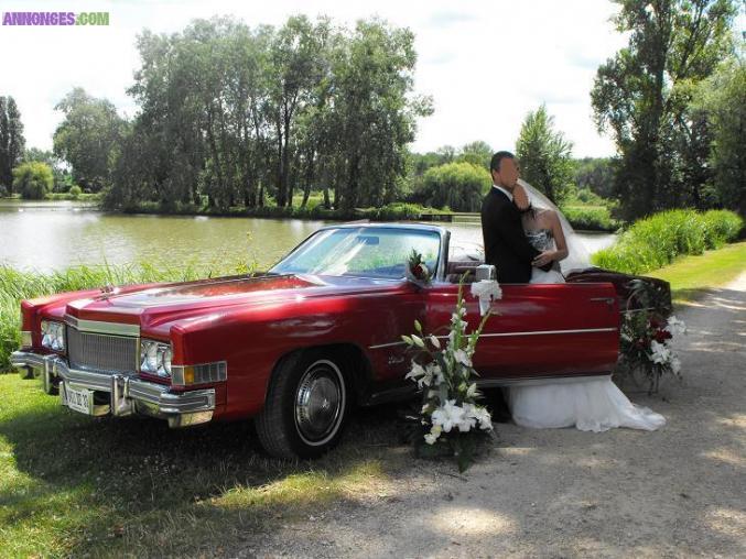 Location voiture americaine pour mariage Cadillac