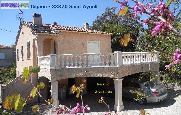 Villa 9 couchages bord de mer Saint Aygulf 83370