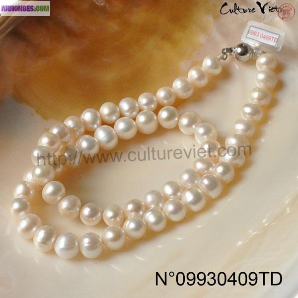Collier de perles de Culture Certificat 9930409TD