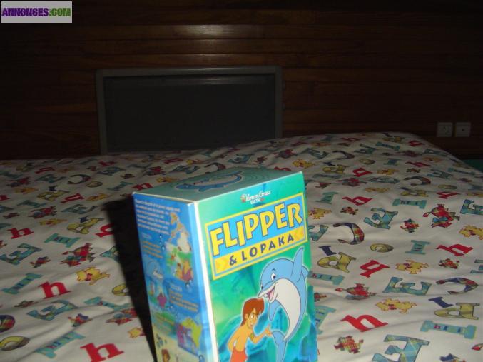 Coffret 3 cassettes Flipper et Lopaka