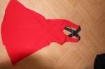 Robe rouge de soirée,taille unique - Miniature