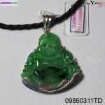 Pendentif bouddha en jade certificat n°09860311td - Miniature
