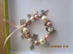 Bracelet breloques et perles (fait main) - Miniature