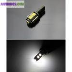 1 ampoule led w5w 9 smd anti-erreur blanc - Miniature