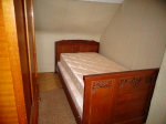 Chambre à coucher bois massif 1 personne - Miniature