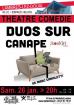 Soiree theatre comedie  duos sur canape de marc camoletti ... - Miniature