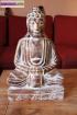 Bouddha en bois d'albésia - Miniature
