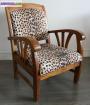 2 fauteuils style colonial - Miniature
