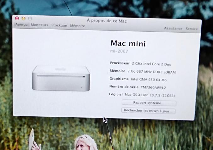 Ordinateur mac mini