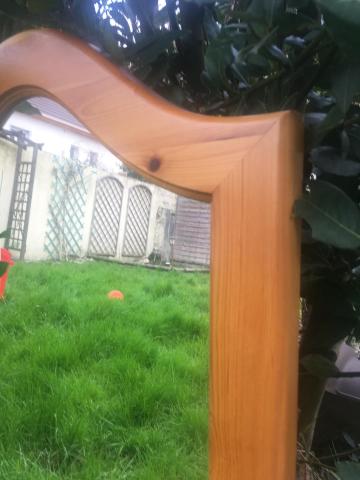 Miroir en bois