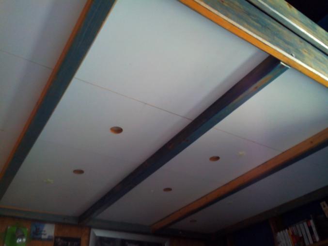 Mezzanine teintée bleu