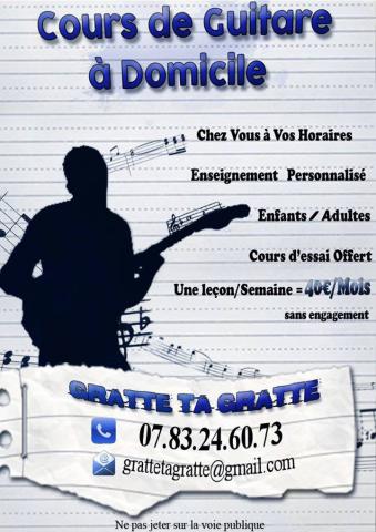Cours de Guitare à Domicile