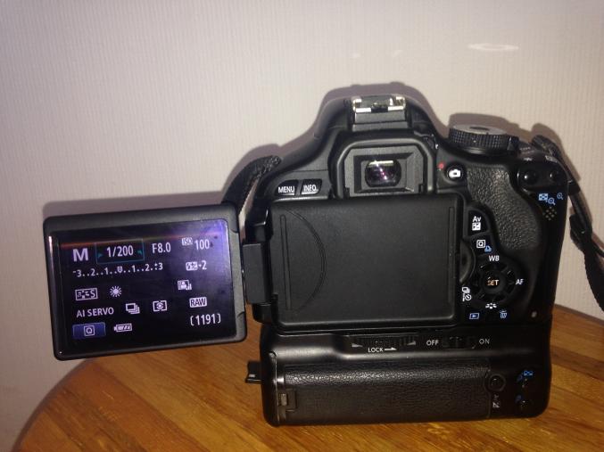 Canon600D et studio photo