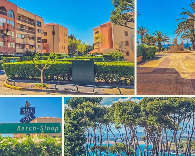 Location studio avec vue mer pour 4 à Six Fours