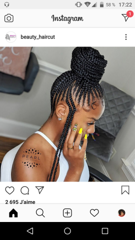 Coiffure afro à domicile