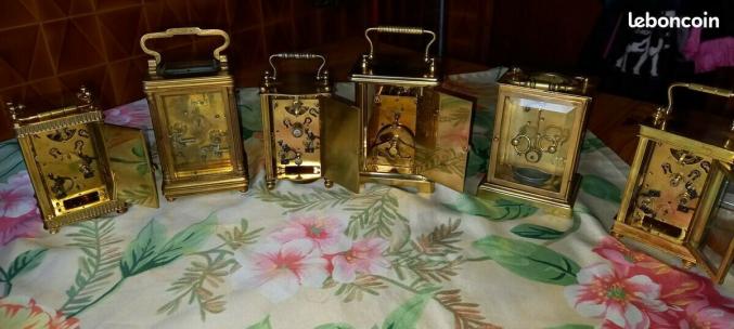 SIX PENDULETTES D'OFFICIER