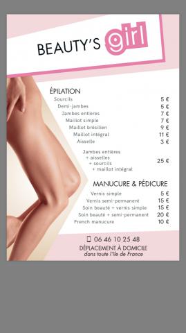 Esthéticienne à domicile