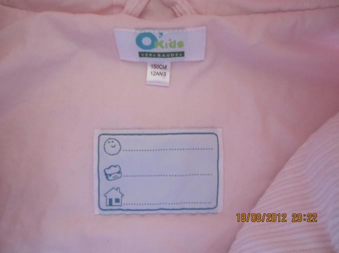 Caban fille Vert Baudet