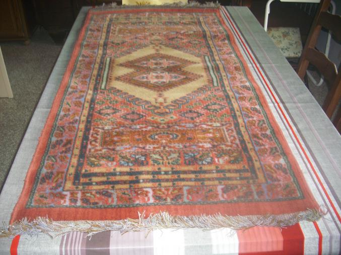 TAPIS VELOURS PURE LAINE VIERGE