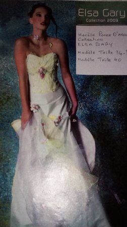 Vends robe mariée soie sauvage ivoire d'occasion