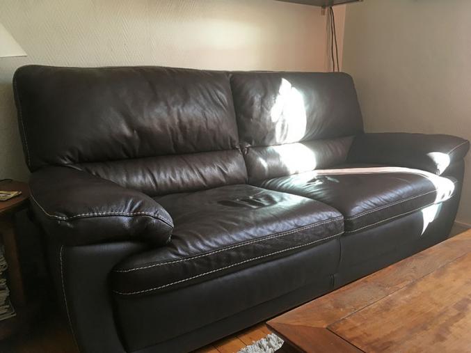 Canapé en cuir