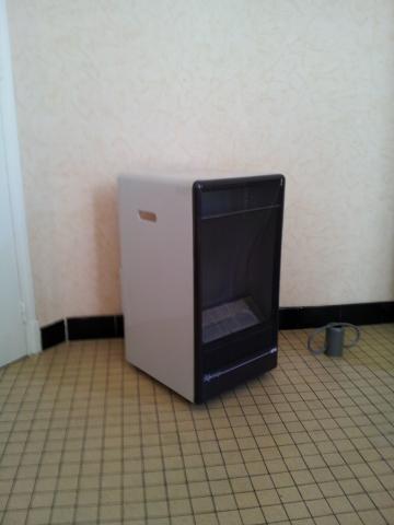 Chauffage à gaz sur roulettes