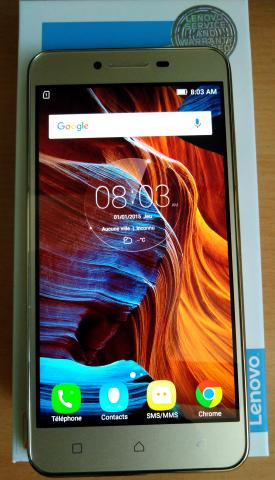 Téléphone portable LENOVO K5 GOLD 16 GO