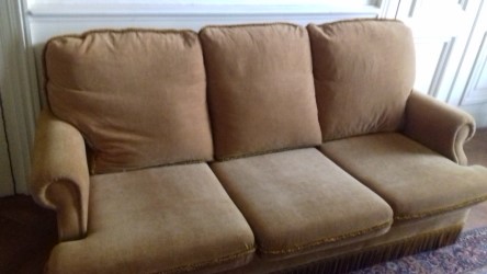 Canapé 3 places convertible + 2 fauteuils assortis