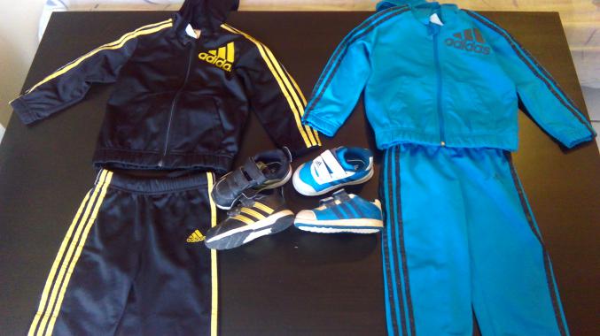 Lot de survetements et basket adidas