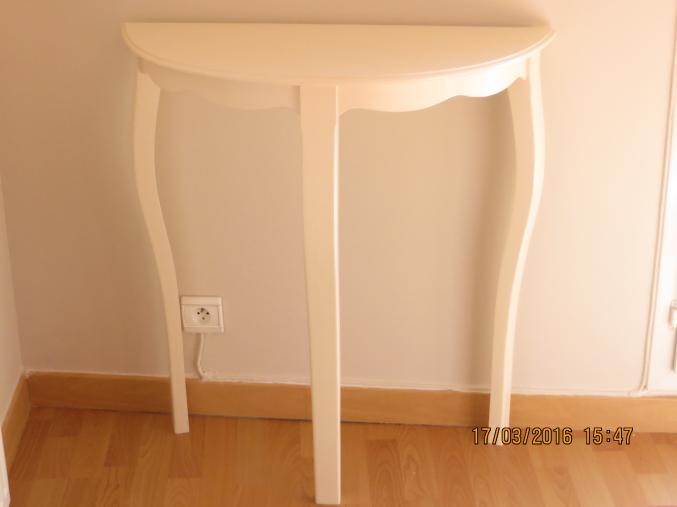 Table demi lune