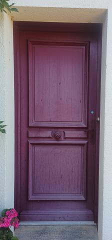 Porte d'entrée habitation