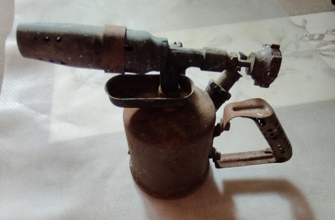 Lot de lampes à souder anciennes pour collection